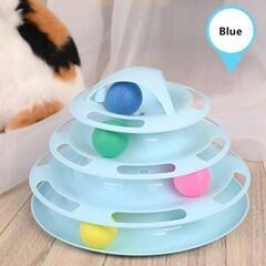 猫のおもちゃ ◆ ボール ◆ 回転 タワー