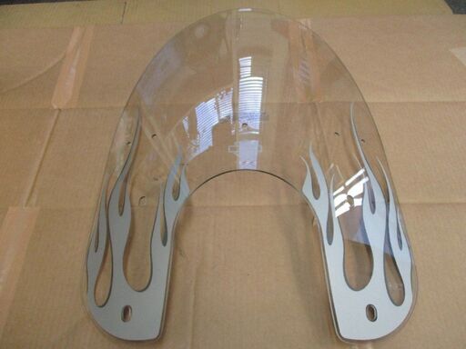 バイク部品　ハーレー　FXSTS　純正？　ウインドシールド　スクリーン　防風　美品　中古品