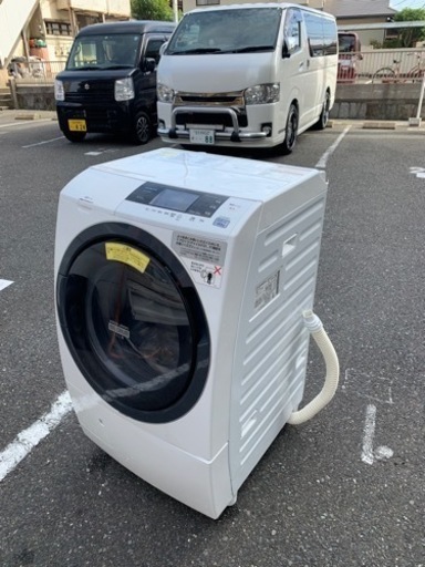 北九州市内配送無料　保証付き 日立 HITACHI BD-S3800L W [ビッグドラム ななめ型ドラム式洗濯乾燥機（10.0kg） 左開き ホワイト]