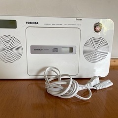 TOSHIBA AM ＦＭ　ラジオ付CDプレイヤー