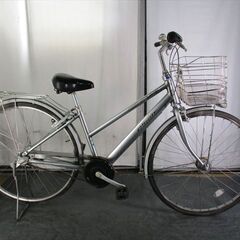 C803　限定特価　整備済み★ブリヂストン　アルベルト★ 中古自転車 【27インチ　シルバー 】