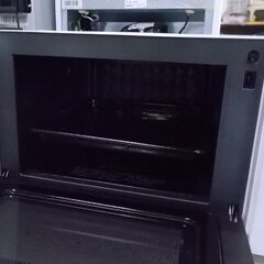 オーブンレンジ 2021年製 山善 YRJ-F181V 18L 縦開き フラット庫内 角皿