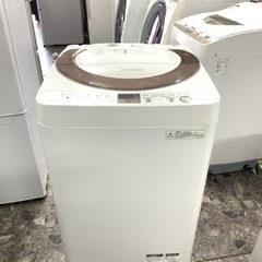 北九州市内配送無料　保証付き SHARP全自動洗濯機7.0kg ...