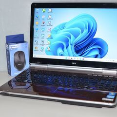 中古ノートパソコン Windows11+office NEC LL750/F core i7-2670QM 