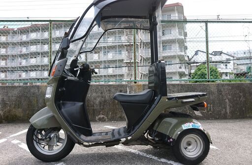 【原付50㏄車体】ジャイロキャノピー4stFI車＊乗って帰ってOK・ミニカー登録屋根付きバイク！神奈川より