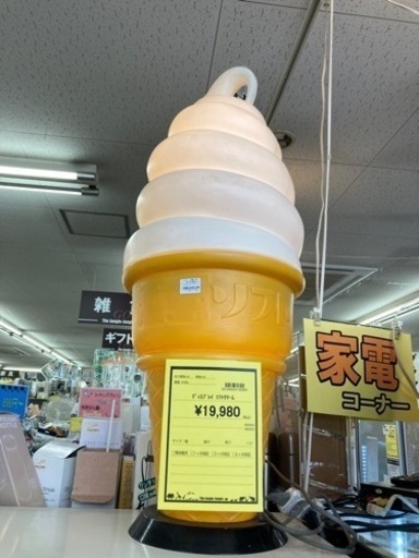 ディスプレイ　ソフトクリーム