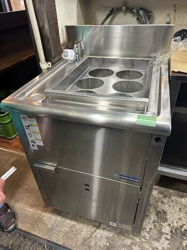 【値下げ】茹で麺器　ニチワ　ENB-550NH　2021年製　　業務用　電気ゆで麺器　　厨房機器　ラーメン　うどん　飲食店　山口