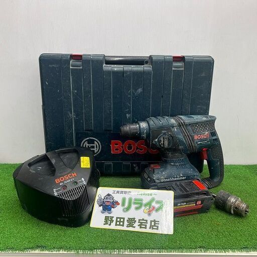 ボッシュ GRH36V-LIY ハンマドリル ※打撃モード故障の為【野田愛宕店】【店頭取引限定】【ジャンク】管理番号：IT5Z4R6IRR5N