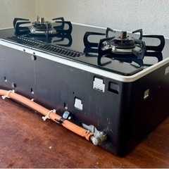 お引取り限定 パロマ グランドシェフ LPガス用コンロ ガステーブル IC-66WCK-R ガラストップ