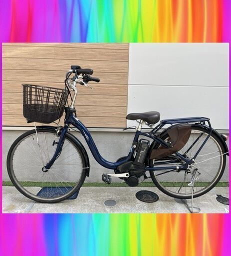 大容量12Ahpas with パスウィズ　電動自転車　電動アシスト自転車　26インチ　中古　52612