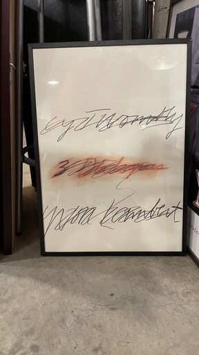 ✨期間限定・特別価格✨ CyTwombly サイ・トゥオンブリー Three Dialogues 大判ポスター