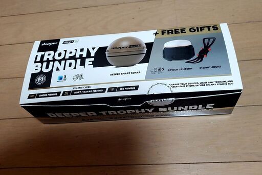 魚群探知機DeeperSmartSonar CHIRP+2 小型 GPS内臓