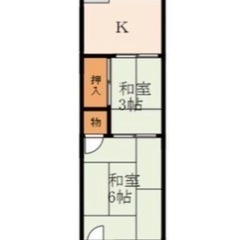 尼崎市2DK一階角部屋⭐️敷礼0️⃣初月家賃🆓事務所・法人登記🉑