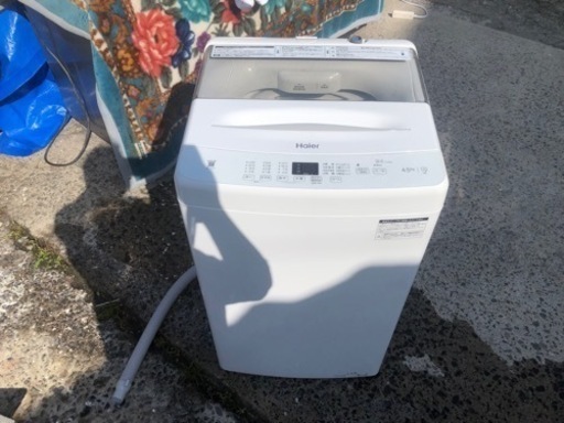 【リサイクルサービス八光】2022年製　ハイアール　全自動洗濯機 4.5kg　JW-U45A-W
