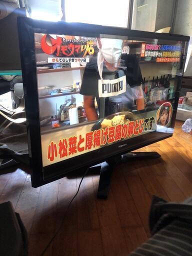 レグザ液晶テレビ37インチ　保護パネル付き