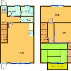 賃貸テラスハウス 西湘コーポ １－Ｄ ３ＬＤＫ