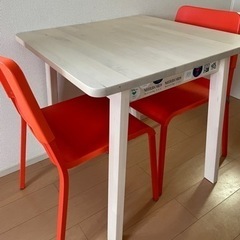 IKEAダイニングテーブル　リビング