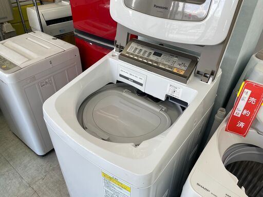 配送設置込み!　パナソニック８.０K洗濯乾燥機！DDモーター　2017年製　分解クリーニング済み！！
