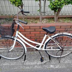(chariyoshy出品)26インチ自転車　ホワイト-2