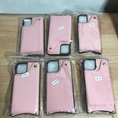 ☆携帯ケース iPhone 11 /12 ピンク　まとめて