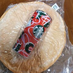 スタバのタンブラーとクッション