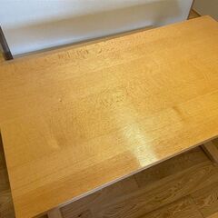 【柏木工】ダイニングテーブル･ベンチ 【高山ウッドワークス】アームチェア2脚　4点セット5/27 午後来れる方！