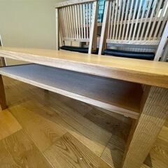 美品】柏木工（KASHIWA）NLT33A リビングテーブル(トノー型) 5/27 午後 
