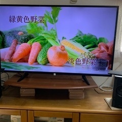 43型4K対応テレビ