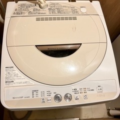 シャープ　4.5kg洗濯機