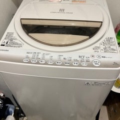 TOSHIBA 洗濯機　スタークリスタルドラム　AW-6G2