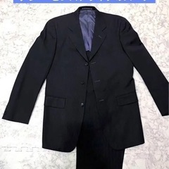 【美品】イタリア製生地グレーのスーツ　