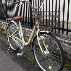 整備済・美品車＞マルキン・26インチ自転車・内装3段変速 LEDライト 鍵