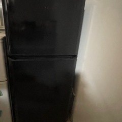 冷蔵庫121L（黒色）