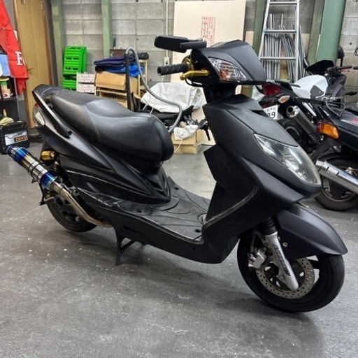 シグナスXカスタム✨自賠責付‼️新品マフラー✨距離薄✨フルパワー台湾‼️セル一発‼️全国陸送✨