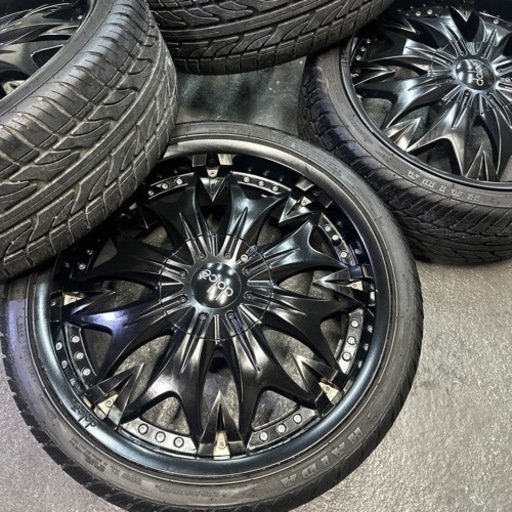 20インチタイヤホイール4本セット‼️バリ溝‼️225/35/20 7.5J 6穴