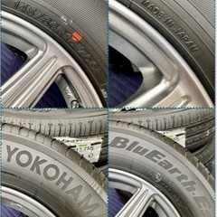 「商談中」㊹145/80R13新品タイヤ4本と中古美品ホイールとナット付き