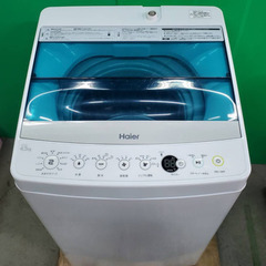 【ネット決済・配送可】ハイアール　4.5キロ　洗濯機　2018年...