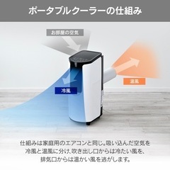 アイリスオーヤマ スポットクーラー 値下！ 工事不要 エアコン 冷風