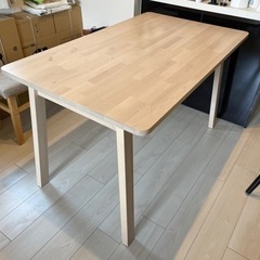 売約済　IKEA ノッルオーケル　ダイニングテーブル(中古美品)...