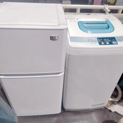 2ドア冷蔵庫 JR-N106K 
全自動洗濯機 NW-5MR 中...