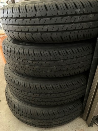 155/80R14 LT 4本　ホイール付き