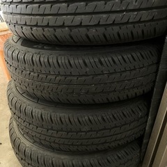 155/80R14 LT 4本　ホイール付き