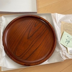 新品　木製お盆