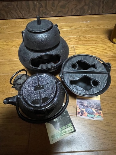 未使用　南武鉄瓶4点セット