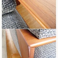 美品　karimoku　 カリモク　二人掛けソファ　オットマン付き　元値：約450,000円　約91×196×89㎝　ソファ