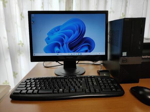 パソコン Dell Vostro 3267 デスクトップPC Windows11 Pro モニター キーボードセット 中古