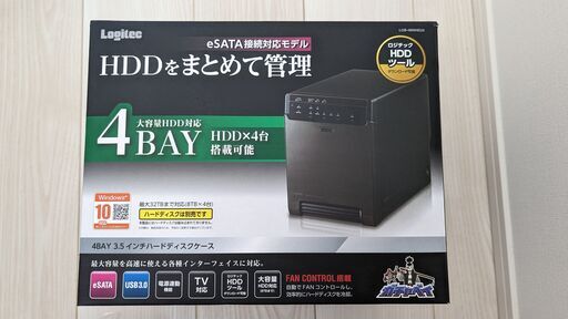 Logitec LGB-4BNHEU3 3.5インチハードディスクケース 中古