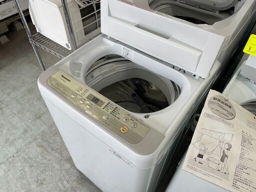 配送設置込み　パナソニック5.0K洗濯機　2019年製　分解クリーニング済み！！