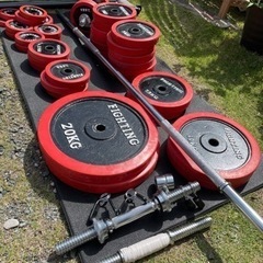 ファイティングロード　185キロセット　バーベルウエイト　買取金額提示してください。-Mr.リニアコンプレッサーL5（クレオスエアブラシPS274-03セット）