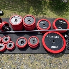 ファイティングロード　185キロセット　バーベルウエイト　買取金額提示してください。-Mr.リニアコンプレッサーL5（クレオスエアブラシPS274-03セット）